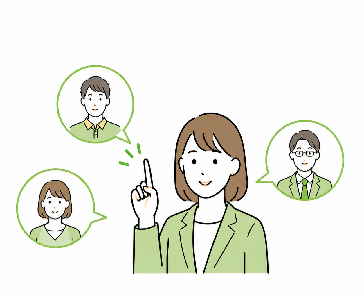 専任アドバイザーのイラスト